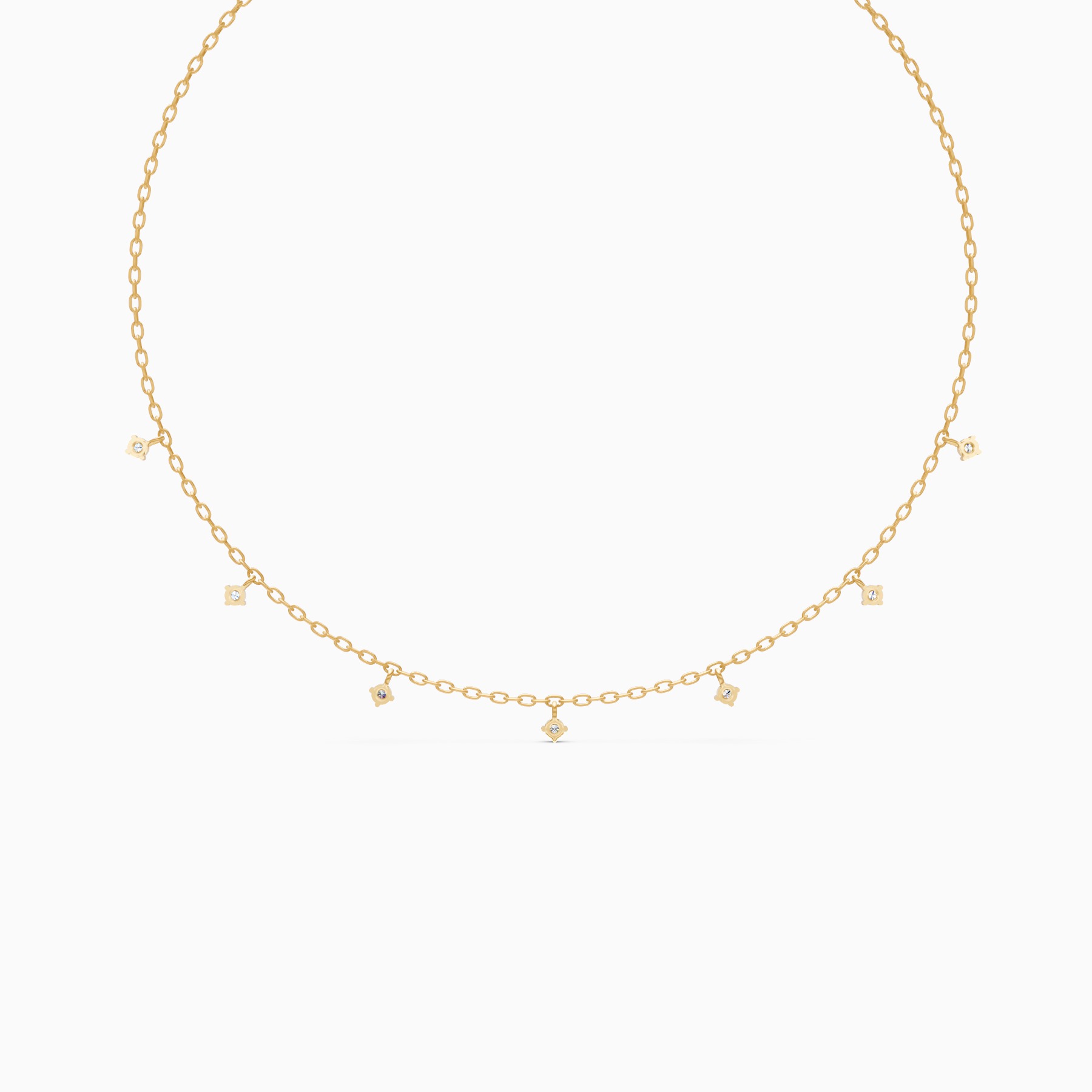 Twinkle Drops Lab Grown Diamond Necklace